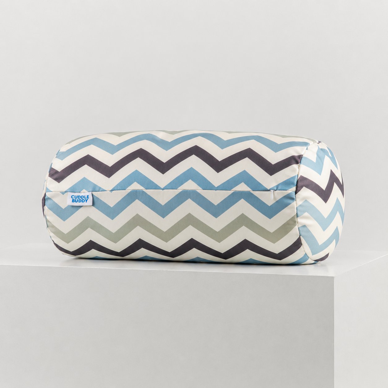 Cuddle Buddy Mega Pillow Coastal Chevrons - Ocean Breeze