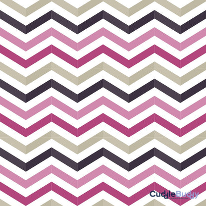 Cuddle Buddy Body Pillow Coastal Chevrons - Sunset Rose