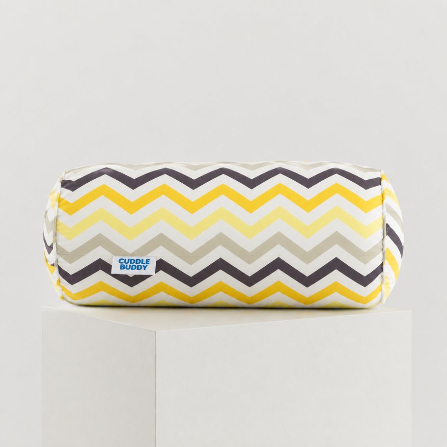 Cuddle Buddy Comfort Pillow Coastal Chevrons - Golden Sands
