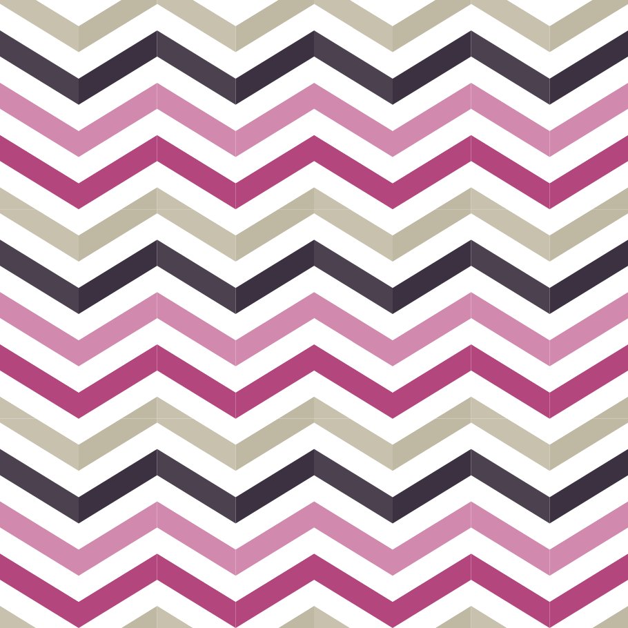 Coastal Chevrons cover swatch - Sunset Rose